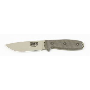 ESEE 4P-DT Desert Tan Fixed Blade Knife w/ Kydex Sheath